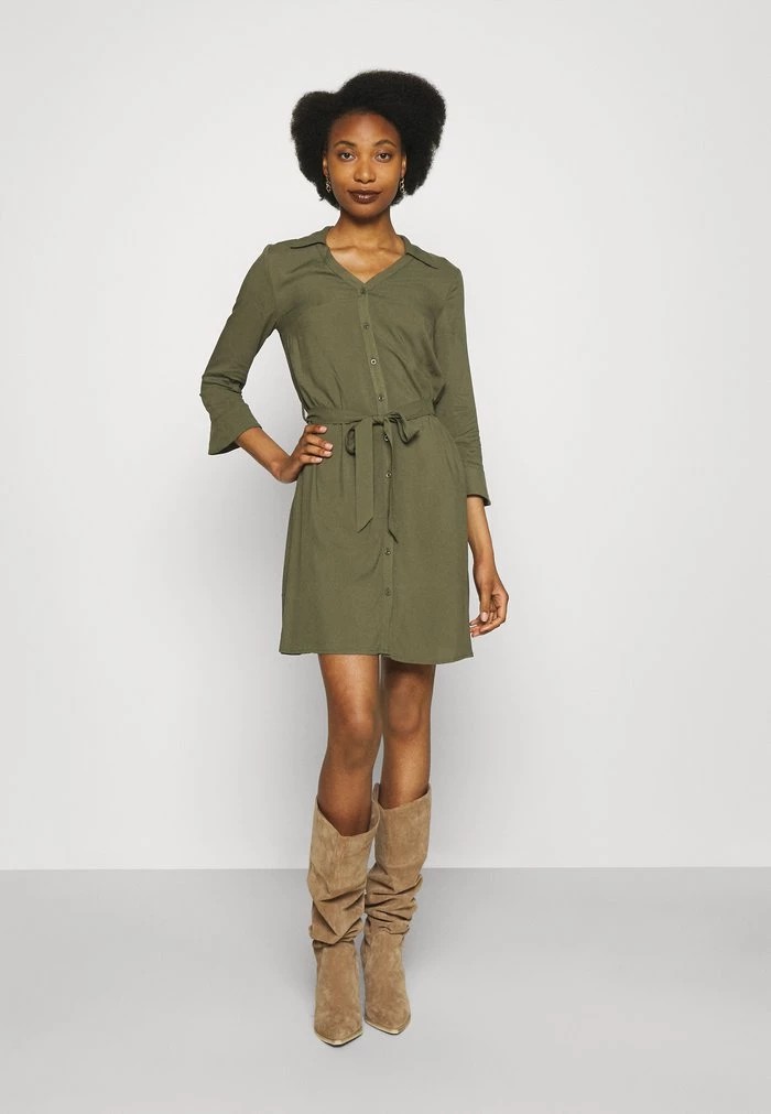 Peignoir ANNA FIELD Anna Field Shirt Dress Vert Olive Femme | WDV-3344240